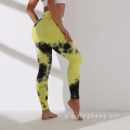 Tie Dying Tummy Control Yoga Pants